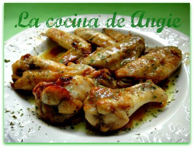 ALITAS DE POLLO AL HORNO