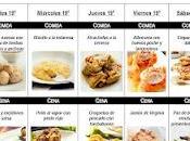 SEMANA Menú mensual Mayo 2012