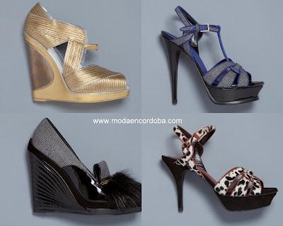 Moda y Tendencia en Zapatos y Accesorios 2012.Yves Saint Laurent