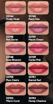 colores barras oriflame colores barras oriflame