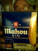 Cerveza Mahou Sin con muy buen sabor