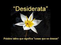 En estos tiempos vale la pena leer el escrito de  Max Ehrmann