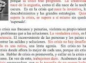 crisis según Einstein
