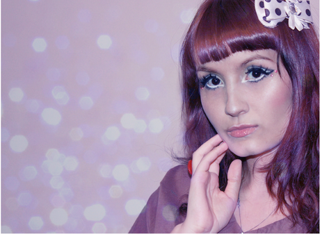 Makeup look de inspiración Gyaru