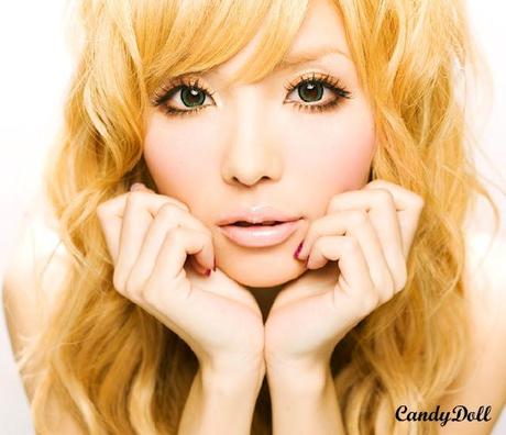 Makeup look de inspiración Gyaru
