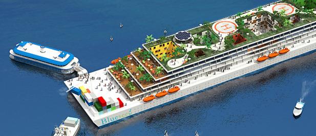 Un parque empresarial en alta mar