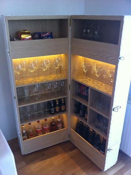 Ikea Hack: Baúl mueblebar con dos estructuras besta