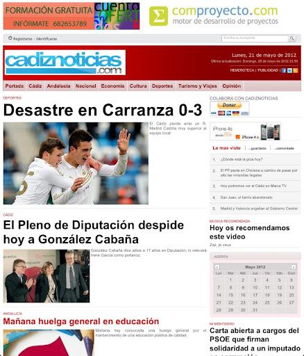 Nueva puesta en marcha de un medio digital en Cadiz.