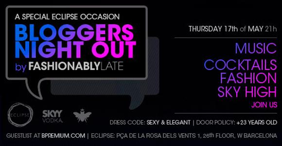 Bloggers night out, mi crónica
