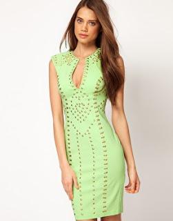 stud dress asos, vestido tachuelas asos