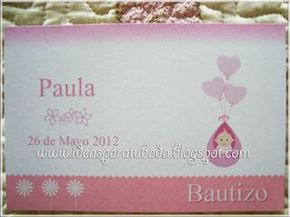 Tarjetas Bautizo
