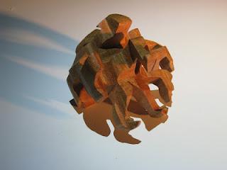 Tres esculturas en una. Todo depende del ángulo con que se mire