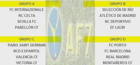 AROUSA FÚTBOL 7 : GRUPOS Y HORARIOS FASE FINAL