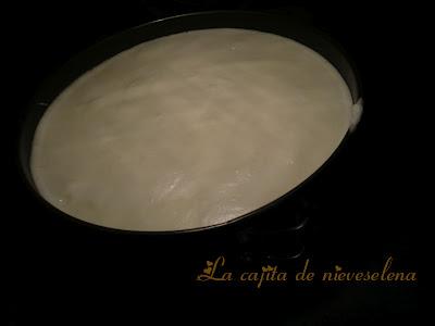 Tarta de queso y fresas