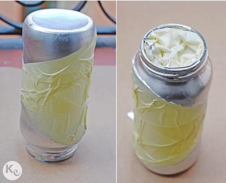 DIY-Pintando tarros de cristal/Painting mason jars