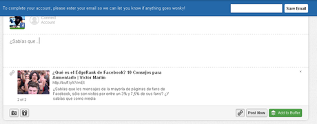 buffer 3 Herramientas Gratuitas para Programar tus Posts en Facebook