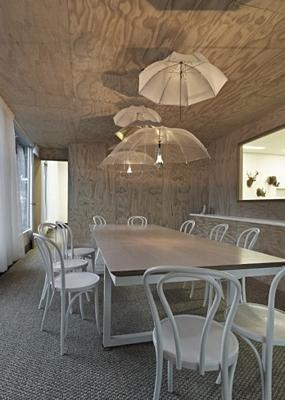 Mar idea: paraguas en el techo