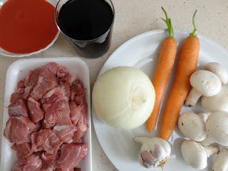 Carrillera de ternera al vino tinto