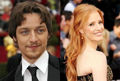 James McAvoy y Jessica Chastain cuentan su romance en dos films