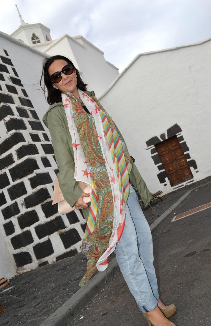 Parka&Boyfriend; jeans