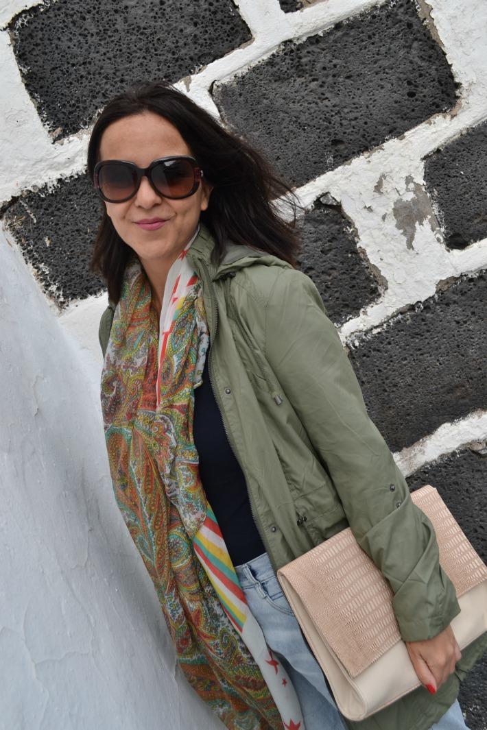 Parka&Boyfriend; jeans