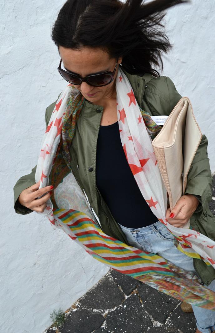 Parka&Boyfriend; jeans