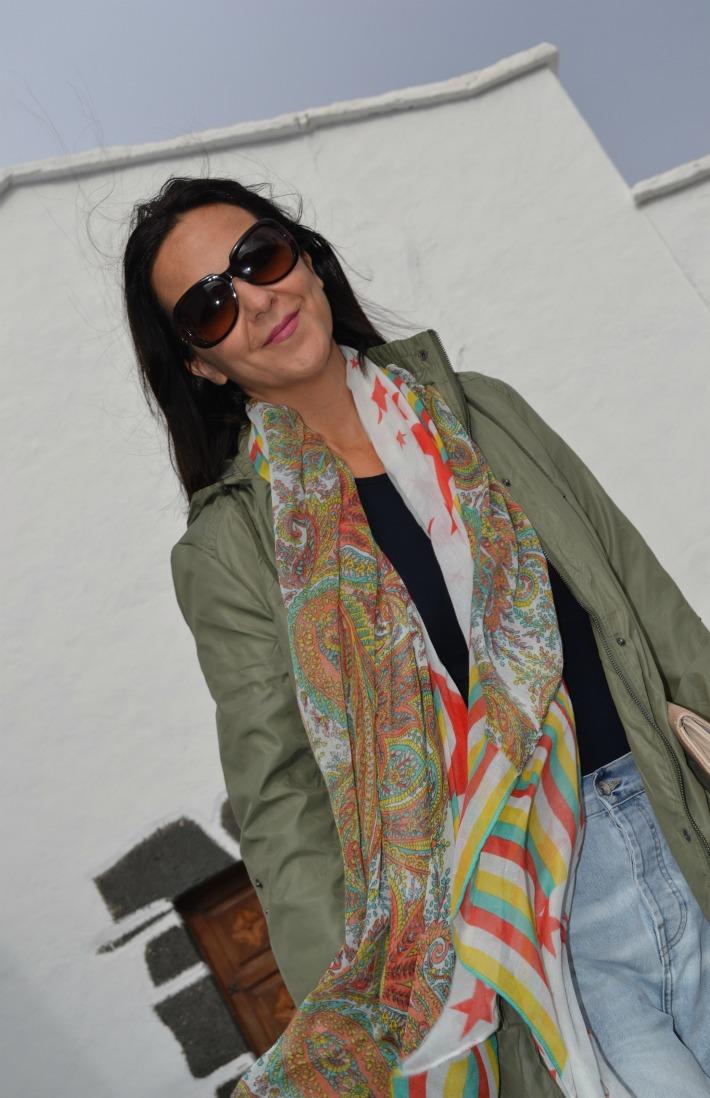 Parka&Boyfriend; jeans