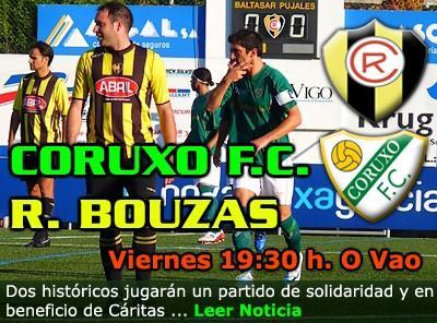 CORUXO Y RÁPIDO DE BOUZAS JUGARÁN EN BENEFICIO DE CÁRITAS