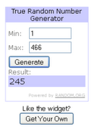 Resultado sorteo El anillo de Uriel