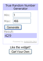 Resultado sorteo El anillo de Uriel