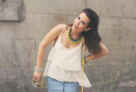 Polka Dots Skirt collagevintage