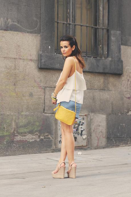Polka Dots Skirt collagevintage