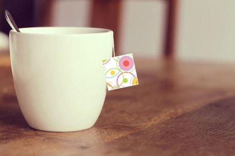 bolsita de té personalizadas de primavera