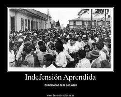 Indefensión aprendida.