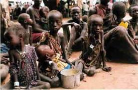 Crisis alimentaria , amenaza con la desnutrición a 450 millones de niños en los próximos 15 años.