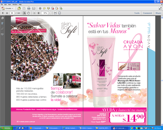 AVON lanza un nuevo producto de recaudación para la lucha contra el cáncer de mama