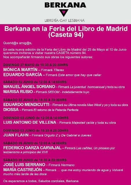 Literatura LGTB en la Feria del Libro de Madrid