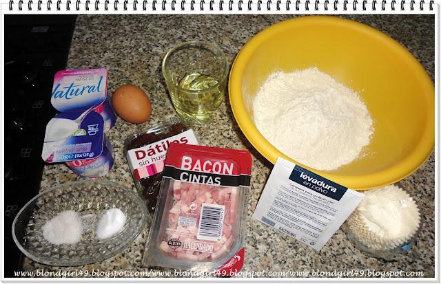 Vuestras recetas: magdalenas saladas de beacon y dátiles