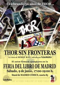 Firma de ejemplares de Thor Sin Fronteras en Madrid