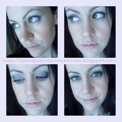 Maquillaje: Rosa + verde + salmón + vainilla