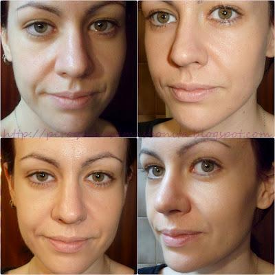 Maquillaje: Rosa + verde + salmón + vainilla