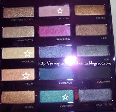 Maquillaje: Rosa + verde + salmón + vainilla