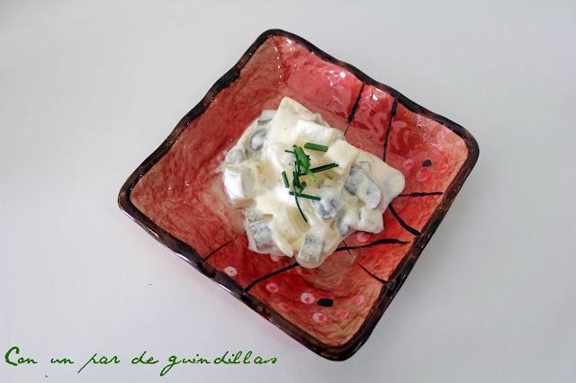 Ensalada de patatas cremosa