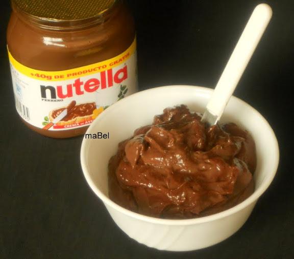 Crema tipo Nutella o Nocilla casera instantánea - Crema de avellanas