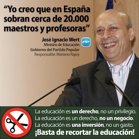 ministro educacion, wert, ley wert, reforma educativa, educacion españa