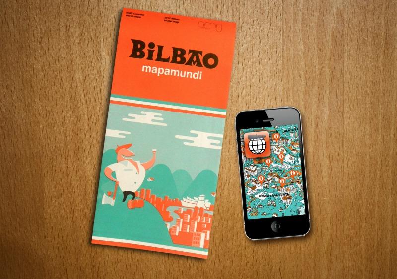 Un mapamundi de Bilbao para los creativos desorientados que vayan a El Sol