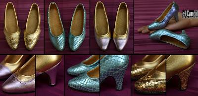 Zapatos decorativos en miniatura