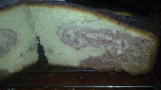 Zebra cake, (Pastel cebra)