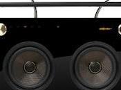 Escucha música favorita diviértete estilo retro Sistema Audio Speaker Boombox