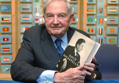 David Rockefeller sin pelos en la lengua